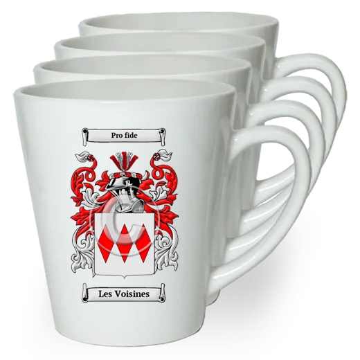 Les Voisines Set of 4 Latte Mugs
